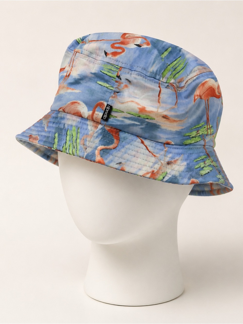 RIPNDIP Flamingo Tropical Bucket Hat Blue Pink Made in USA